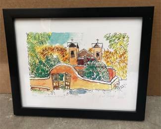 Kiran Levy Signed Framed New Mexico Prints, Pair (3/4)