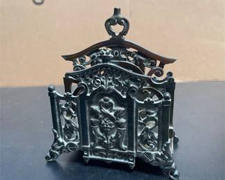 Bradley & Hubbard No. 3570 Cast Metal Letter Holder (2/4)