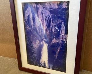 Tom Murphy Framed Yellowstone Waterfall Photographs (3/4)