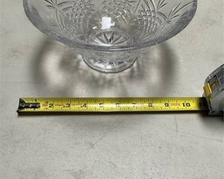 Towle Austrian Full Lead Crystal Footed Bowl (5/5)