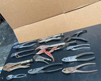 Assorted Locking and Slip-Joint Pliers (2/3)