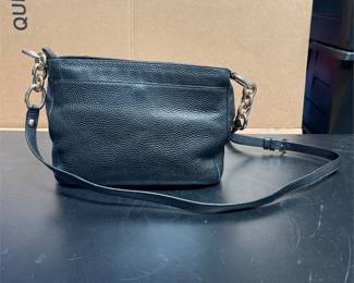 Michael Kors Black Pebbled Leather Crossbody Bag (3/4)