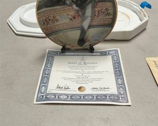 Franklin Mint “Blue Eyes” Siamese Cat Collector Plate (4/5)