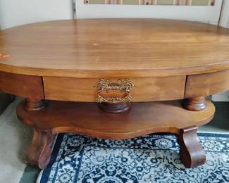 REWORKED EMPIRE TYPE COFFEE TABLE