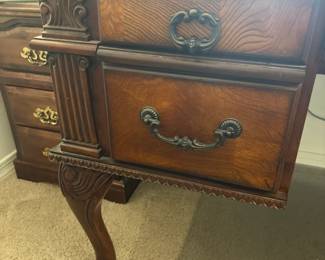 Ornate Drawer Front And Leg Detail
