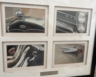 Automotive Detail Picture Collage