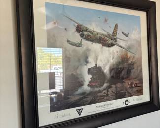 Aircraft And Train Wall Art