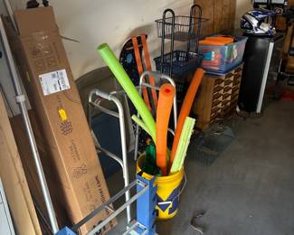 Pool Noodles And Garage Accessories