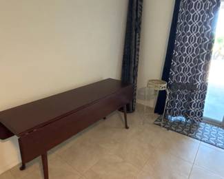 Long Drop Leaf Table