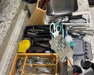 Cutlery Knives And Cooking Utensils