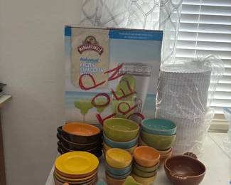 Colorful Bowls And Serving Dishes