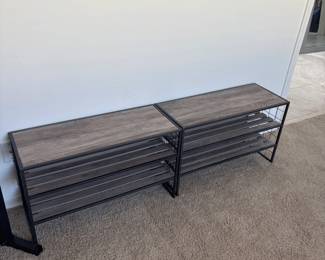 Low Storage Benches With Shelves