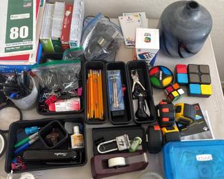 Stationery And Assorted Desk Supplies