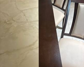 Dining Tabletop And Chair Detail