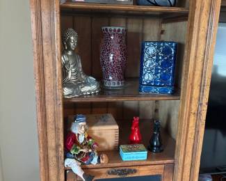 Shelf Display Of Decorative Accents