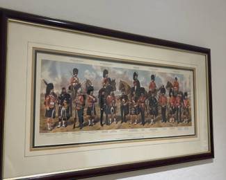 Mounted Riders Framed Picture