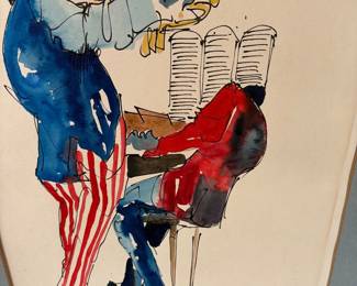 New Orleans water color