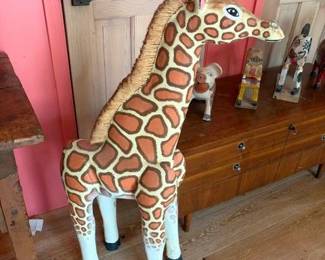 Hector RasconHector Rascon carved cottonwood giraffe