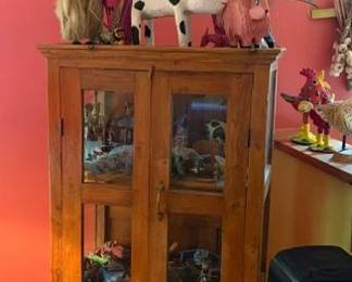 Vintage display cabinet