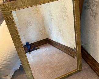gold-framed mirror (medium)(