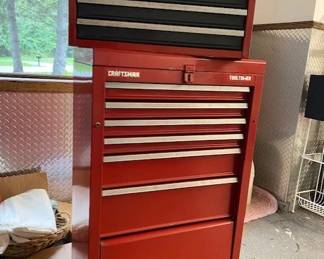 Large rolling toolbox and small toolbox