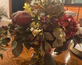 floral and fruit decor
