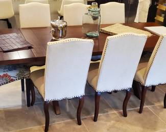 Pier-1 table with 8 chairs