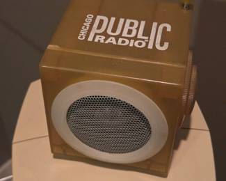 Chicago Public Radio Promotional Cube AM/FM Radio