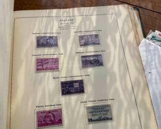 United States Postage Stamp Collection, 1920s–1940s Commemoratives, National Parks, Byrd Antarctic Sheet & Modern USPS Sheets
