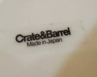 Crate & Barrel Dishware