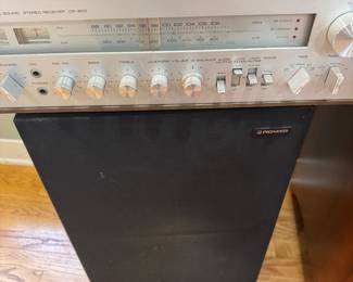 Yamaha CR-800 Natural Sound Stereo Receiver, Pioneer Floor Speaker