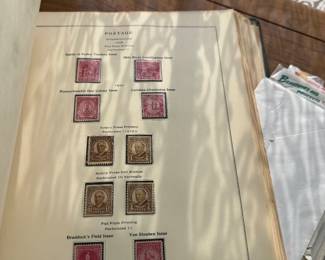 United States Postage Stamp Collection, 1920s–1940s Commemoratives, National Parks, Byrd Antarctic Sheet & Modern USPS Sheets