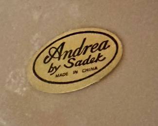 Andrea by Sadek Imari-Style Floral Porcelain Covered Bowl with Gilt Accents