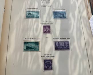 United States Postage Stamp Collection, 1920s–1940s Commemoratives, National Parks, Byrd Antarctic Sheet & Modern USPS Sheets