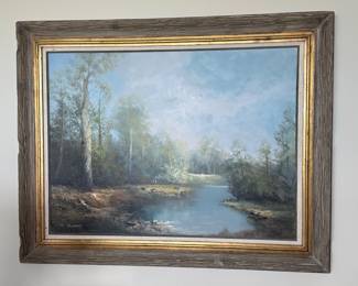 Karl Schmidbauer Landscape Oil Painting On Canvas
