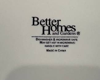 Better Homes and Gardens Citrus Blossoms Dinner Plates