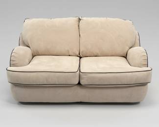 Contemporary Two-Cushion Loveseat