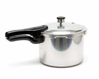 Collection of Assorted Vintage Mason Jars and Pressure Cooker