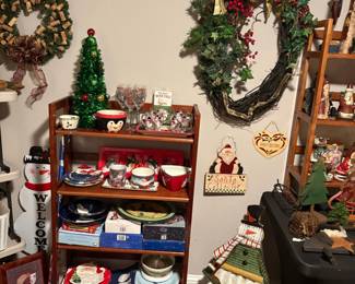 Large Room Full of Christmas Decor