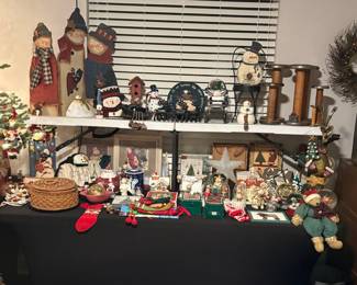 Large Room Full of Christmas Decor
