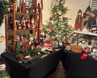 Large Room Full of Christmas Decor