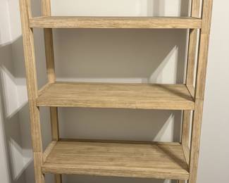 Industrial Style Rolling Etagere Bookcase