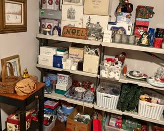 Large Room Full of Christmas Decor