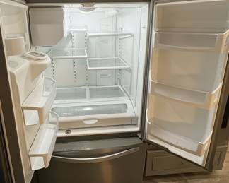 Whirlpool French Door Refrigerator with External Water and Ice Dispenser