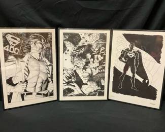 Vintage Superman Lithographs