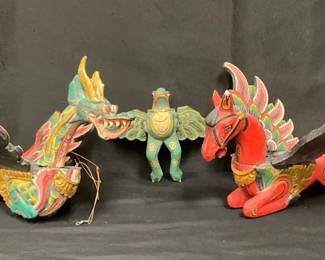 Carved Wooden Mobiles