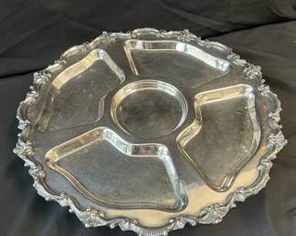 Bristol Silverplated By Poole Lazy Susan