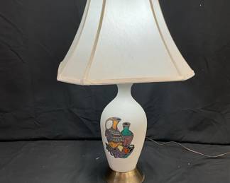 Pottery Art Lamp