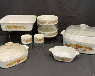 Vintage CorningWare Spice Of Life Dishes