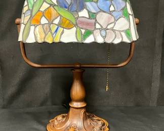 Tiffany Style Bankers Lamp